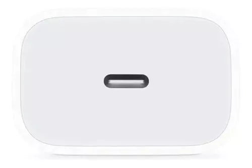 Cargador Apple 20w Carga Rápida Original - funciona para iPhone 11, iPhone 12, iPhone 13, iPhone 14, iPhone 8, iPhone X, iPhone Xr (Si es compatile con los modelos PRO, PRO MAX, Mini y PLUS) USB-C Color Blanco - Pago Contraentrega - Envío Gratis