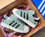 Tenis Adidas Superstar Green Unisex - Triple AAA - Envio Gratis