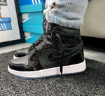 Botines Jordan Retro 1 Negro azul Unisex -Triple AAA + Envio Gratis + Caja Gratis Premium