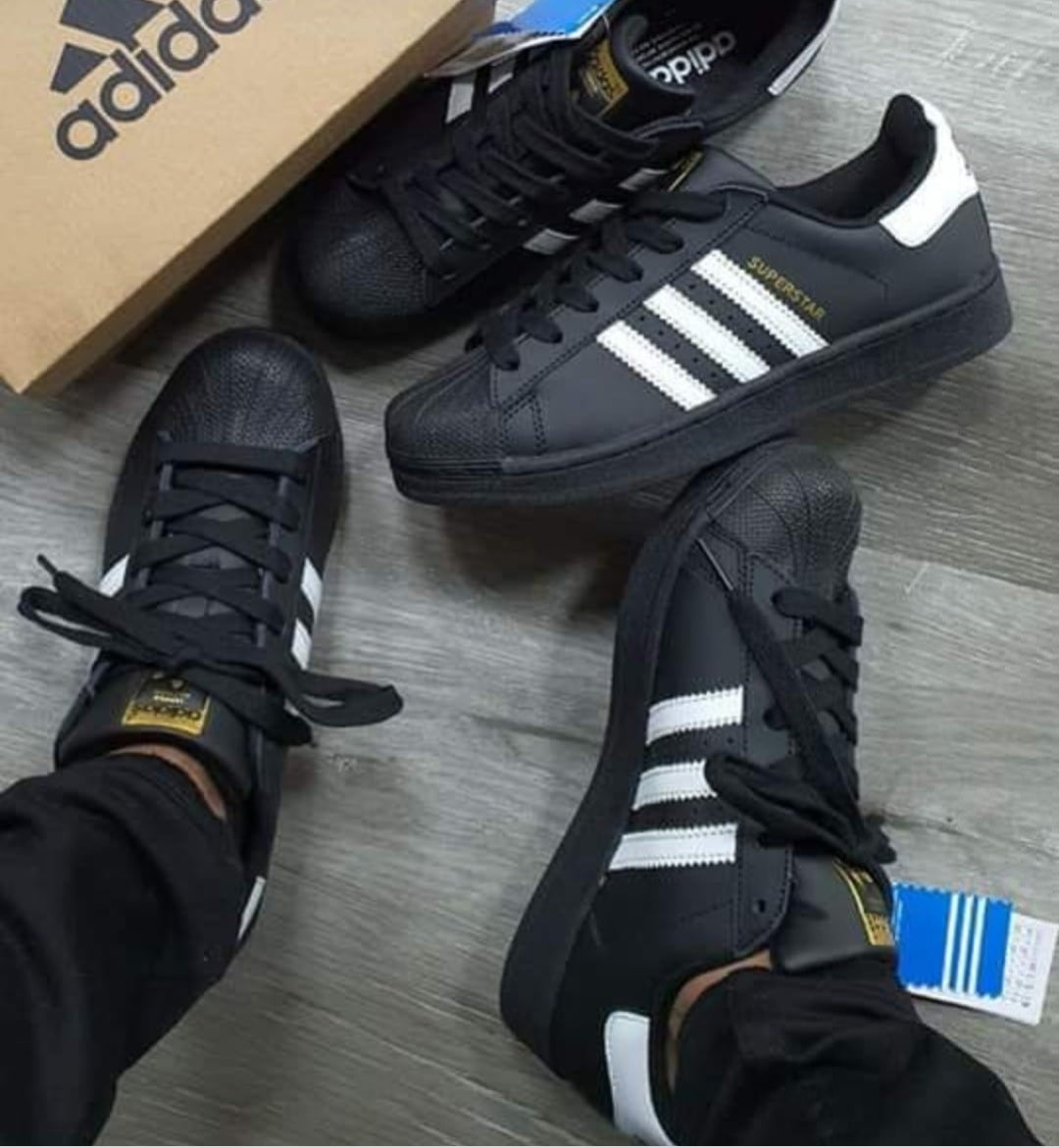 Tenis Superstar negro blanco - Unisex - Triple AAA - Pago Contraentrega -Envío Gratis