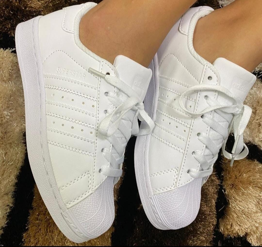 Tenis Superstar Blanco todo Unisex - Triple AAA + Envio Gratis + Caja Gratis Premium
