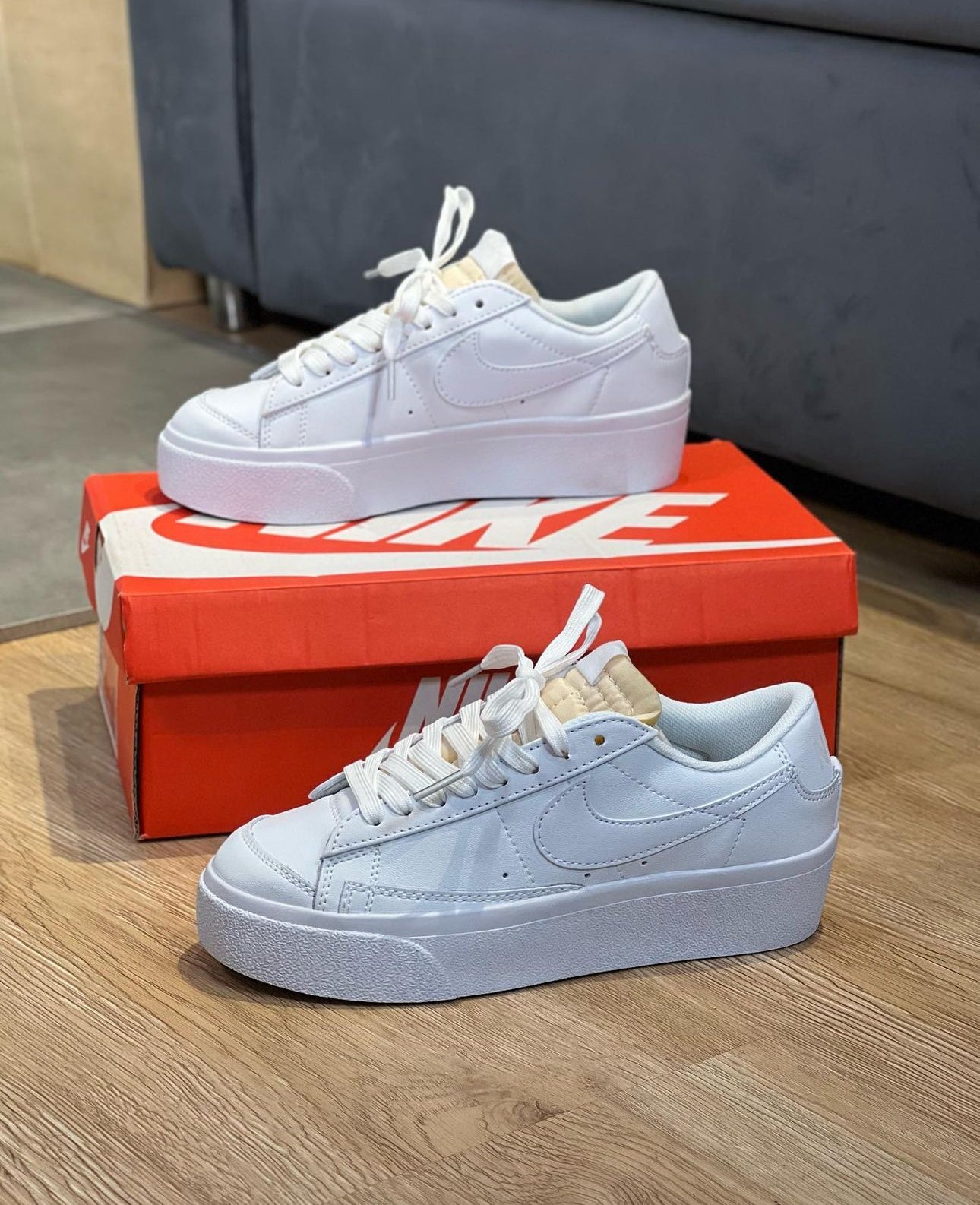 TENIS 1.1 "Gama Alta" NIKE BLAZER DAMA BLANCO - Unisex -Calidad 1.1 - Pago Contraentrega - Envío Gratis - Bodega Drop