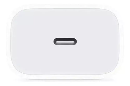 Cargador Apple 20w Carga Rápida Original -  funciona para iPhone 11, iPhone 12, iPhone 13, iPhone 14, iPhone 8, iPhone X, iPhone Xr (Si es compatile con los modelos PRO, PRO MAX, Mini y PLUS) USB-C Color Blanco - Pago Contraentrega - Envío Gratis