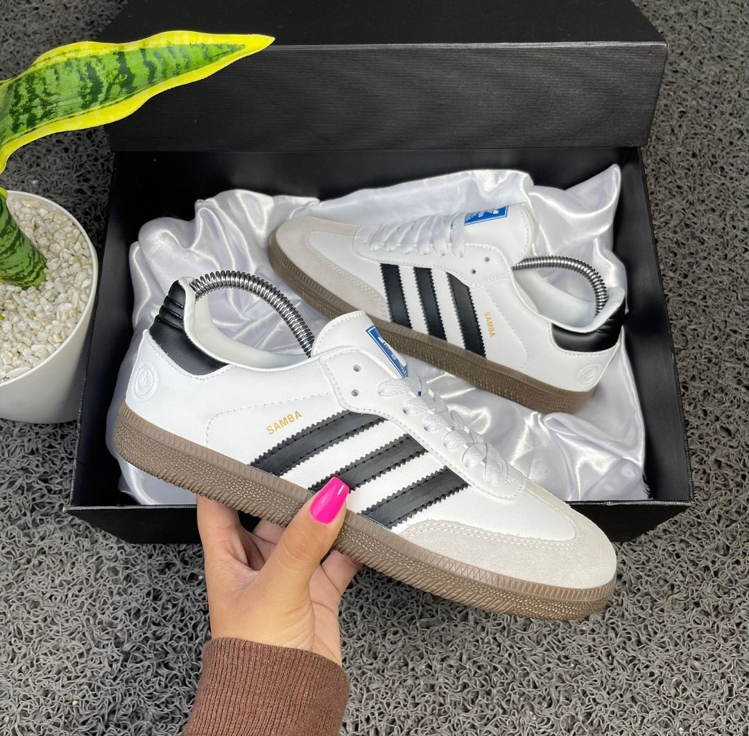 Tenis 1.1 "Gama alta" - Adidas samba mujer blancos - Unisex -Calidad 1.1 - Pago Contraentrega - Envío Gratis - Bodega Drop