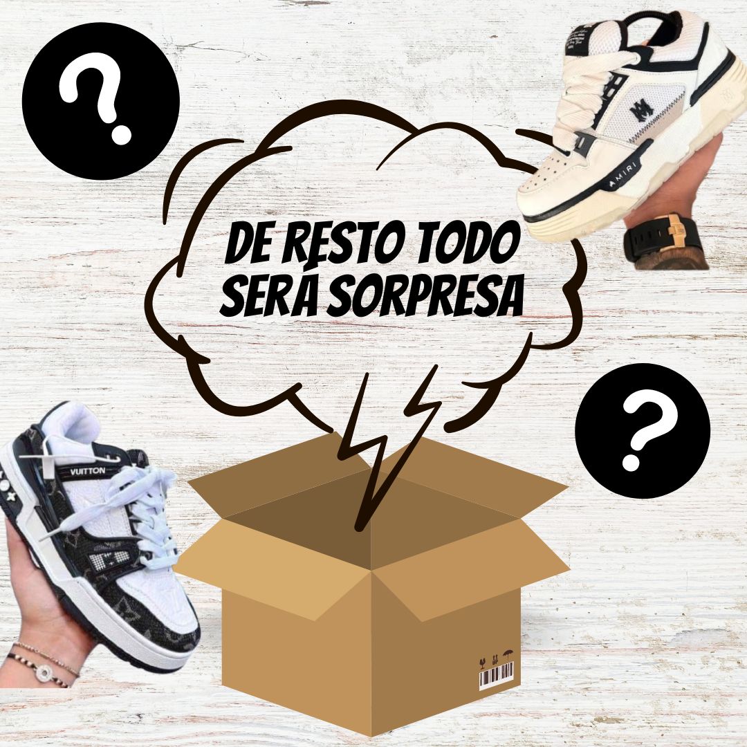 Caja Misteriosa de Tenis Triple AAA Sorpresa- Unisex -Triple AAA - Pago Contraentrega - Envío Gratis